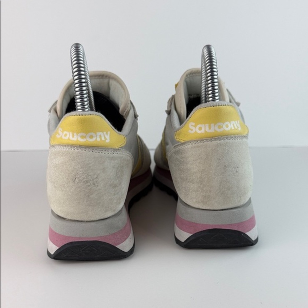 Saucony Jazz‎ Triple Women's Gray and Yellow Sneakers Size 6 - Picture 5 of 11